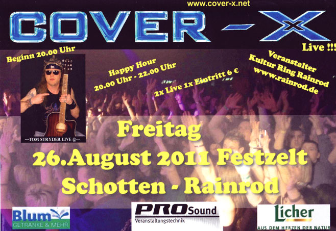 Cover-X Band in Schotten Rainrod