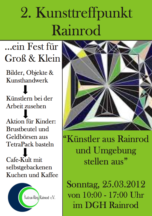 Kunsttreffpunkt Rainrod 2012 Flyer